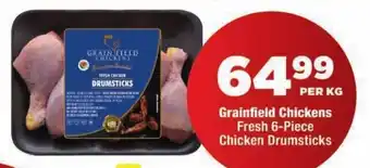 Grainfield Chickens Fresh 6-Piece Chicken Drumsticks