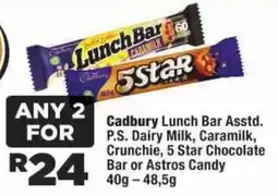 OK Foods Cadbury Lunch Bar Assorted offer