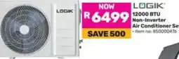 Game LOGIK 12000 BTU Non-Inverter Air Conditioner Set offer