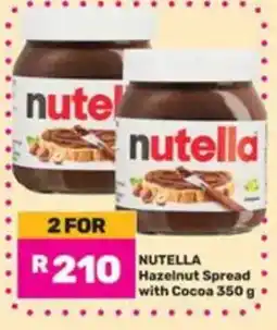 Game Nutella Hazelnut Spread with Cocoa offer