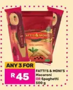 Game FATTI'S & MONI'S Macaroni offer