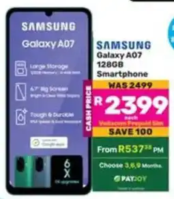 Game SAMSUNG Galaxy A07 offer