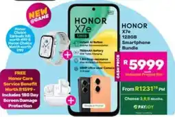 Game HONOR X7e 128GB Smartphone Bundle offer