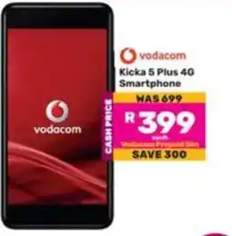 Game Vodacom Kicka 5 Plus 4G Smartphone offer