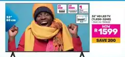 Game 32" HD LED TV (TLEDD-32HD) offer