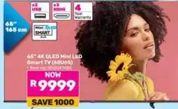 Game 65" 4K OLED Mini LED Smart TV (65U6S) offer