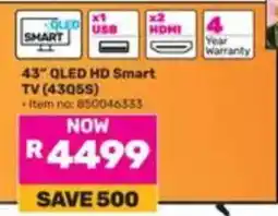 Game 43" QLED HD Smart TV (43Q5S) offer