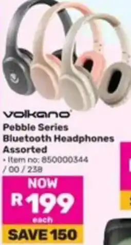 Game volkano Pebble Series Bluetooth Headphones Assorted offer