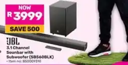 Game JBL 3.1 Channel Soundbar with Subwoofer offer