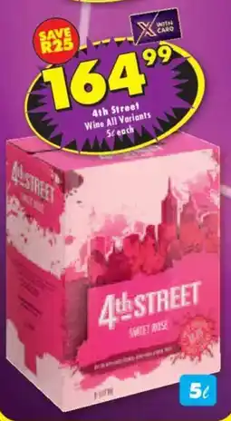 Shoprite Liquor 4th Street Sweet Rose offer