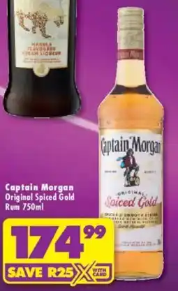 Shoprite Liquor Captain Morgan Original Spiced Gold Rum offer
