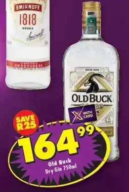 Shoprite Liquor Old Buck offer