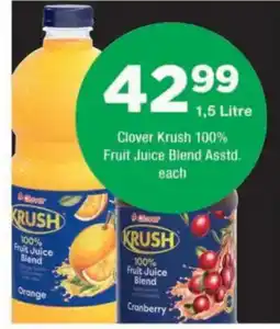OK urban Clover Krush 100% Fruit Juice Blend Assorted offer