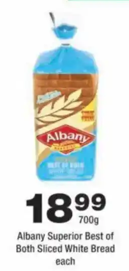 OK urban Albany Superior Best of Both Sliced White Bread offer