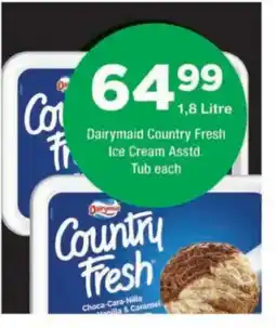 OK urban Dairymaid Country Fresh Ice Cream Assorted offer