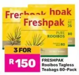 Game Freshpak Rooibos Tagless Teabags offer