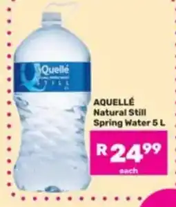 Game AQUELLE Natural Still Spring Water offer