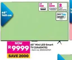 Game 65" Mini LED Smart TV offer