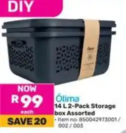 Game Ótima 14 L Storage box Assorted offer