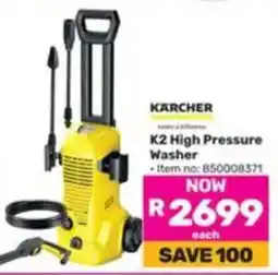Game KARCHER K2 High Pressure Washer offer