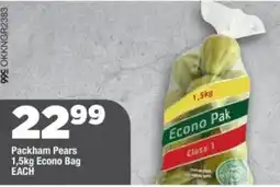 OK Grocer Packham Pears offer