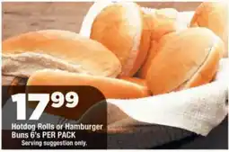 OK Grocer Hotdog Rolls or Hamburger Buns offer