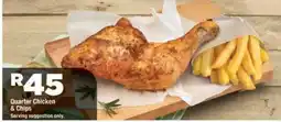 OK Grocer Quarter Chicken & Chips offer