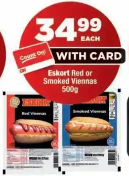 OK MiniMark Eskort Red or Smoked Viennas offer