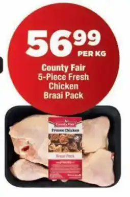 OK MiniMark County Fair 5-Piece Fresh Chicken Braai Pack offer
