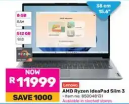 Game Lenovo AMD Ryzen IdeaPad Slim 3 offer