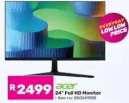 Game acer 24" Full HD Monitor offer