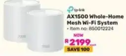Game tp-link AX1500 Whole-Home Mesh Wi-Fi System offer