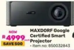 Game MAXDORF Google Certified Smart Projector offer