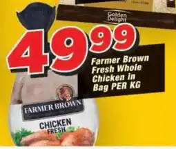 OK Grocer Farmer Brown Fresh Whole Chicken in Bag offer