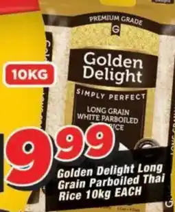 OK Grocer Golden Delight Long Grain Parboiled Thai Rice offer