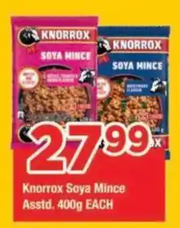 OK Grocer Knorrrox Soya Mince offer