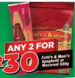 OK Grocer Fatti's & Moni's Spaghetti or Macaroni offer
