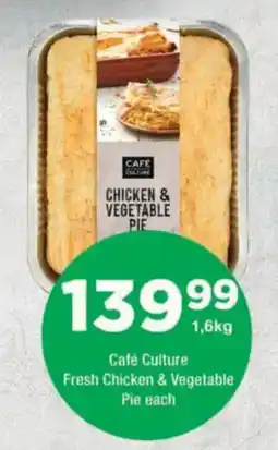 OK urban Café Culture Chicken & Vegetable Pie offer