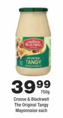 OK urban Crosse & Blackwell The Original Tangy Mayonnaise offer