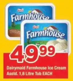 OK Grocer Dairymaid Farmhouse Ice Cream offer