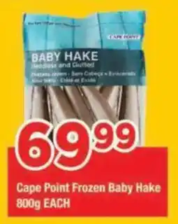 OK Grocer Cape Point Frozen Baby Hake offer