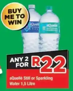 OK Grocer aQuellé Still or Sparkling Water offer