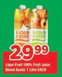 OK Grocer Liqui-Fruit 100% Fruit Juice Blend Assorted offer