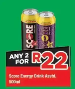 OK Grocer Score Energy Drink Assorted offer