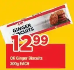 OK Grocer OK Ginger Biscuits offer