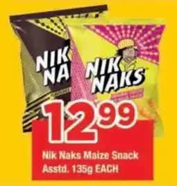 OK Grocer Nik Naks Maize Snack offer
