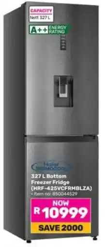 Game Haier 327 L Bottom Freezer Fridge offer