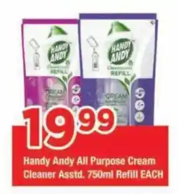 OK Grocer Handy Andy All Purpose Cream Cleaner offer