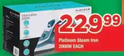 OK Grocer Platinum Steam Iron offer