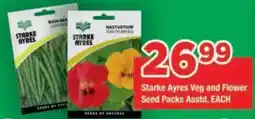 OK Grocer Starke Ayres Veg and Flower Seed Packs Assorted offer